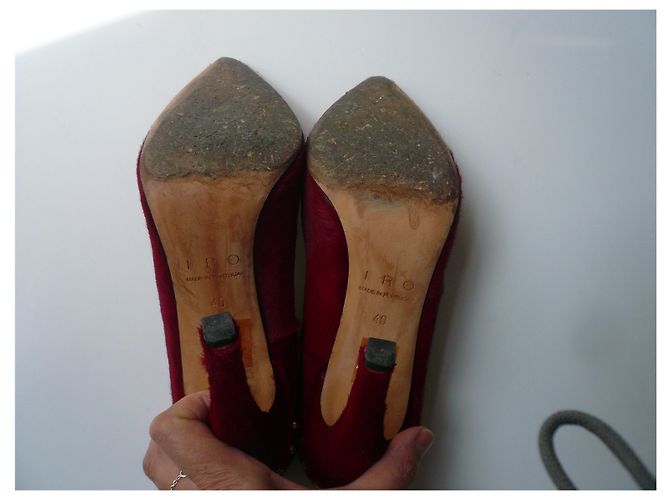 IRO Tacones de potro rojo muy buen estado T40 Roja - vista 10