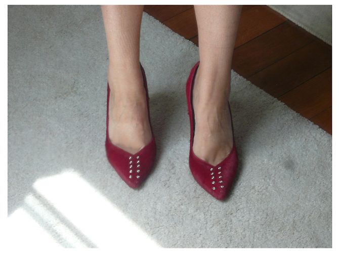 IRO Tacones de potro rojo muy buen estado T40 Roja - vista 12