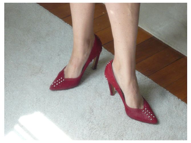 IRO Tacones de potro rojo muy buen estado T40 Roja - vista 14