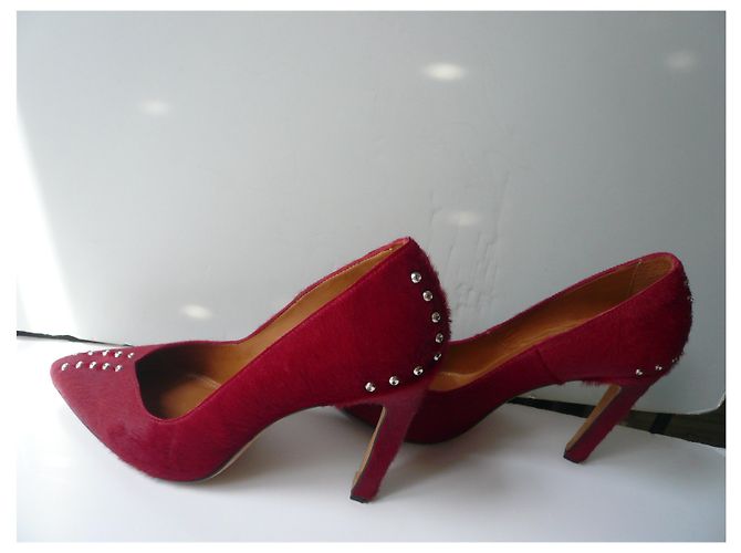 IRO Tacones de potro rojo muy buen estado T40 Roja - vista 3