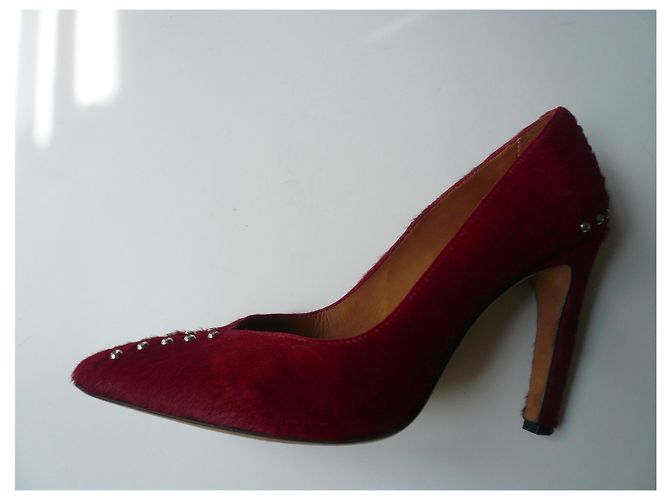 IRO Tacones de potro rojo muy buen estado T40 Roja - vista 4
