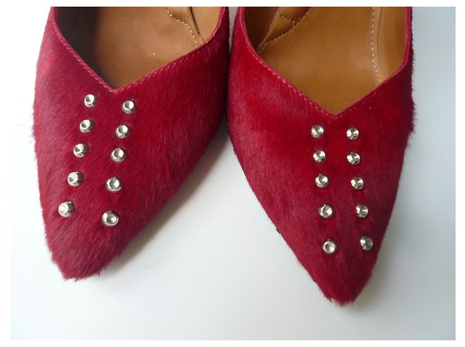 IRO Tacones de potro rojo muy buen estado T40 Roja - vista 6