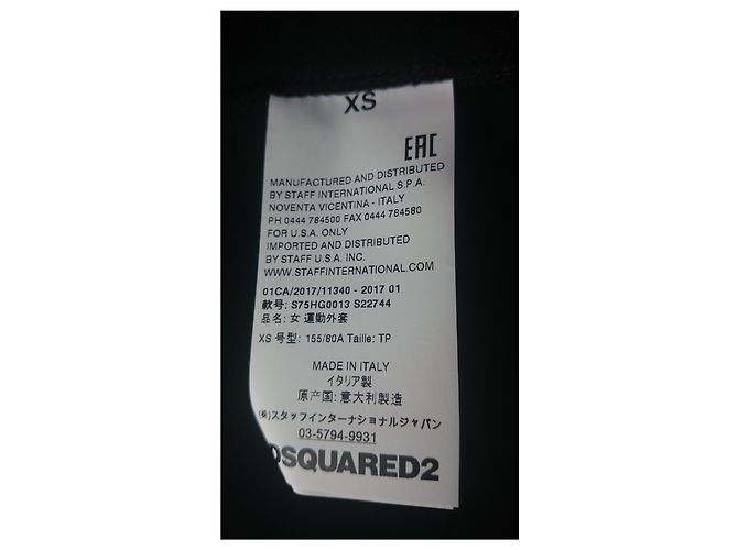 Dsquared2 Chaqueta, Talla xs Negro - vista 5