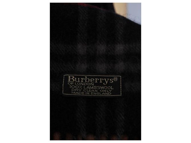 Sciarpa unisex Burberry, Lungo, leggero Rosso Blu Blu navy - vista 4