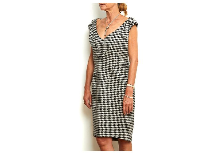 Christian Dior coq nero bianco fr42 - vista 3