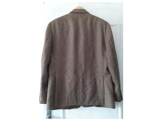 Chaqueta Blazer Ralph Lauren de Lana Color Cognac Coñac Castaña - vista 3