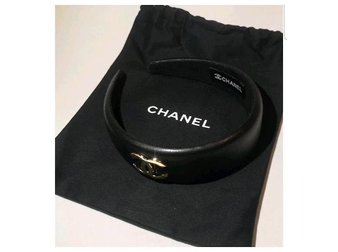 Diadema Chanel Negro - vista 2