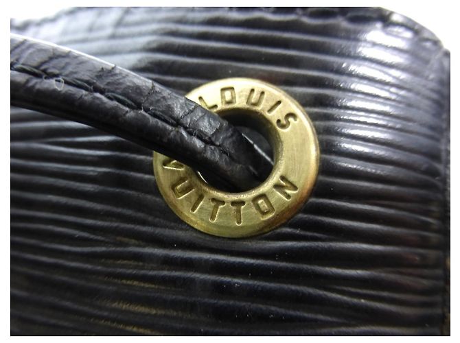 Louis Vuitton NOE PM PELLE NERA PPE Nero - vista 10