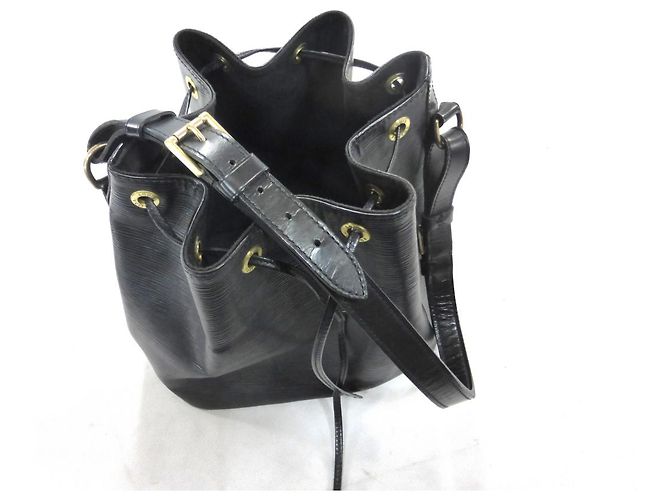 Louis Vuitton NOE PM PELLE NERA PPE Nero - vista 2