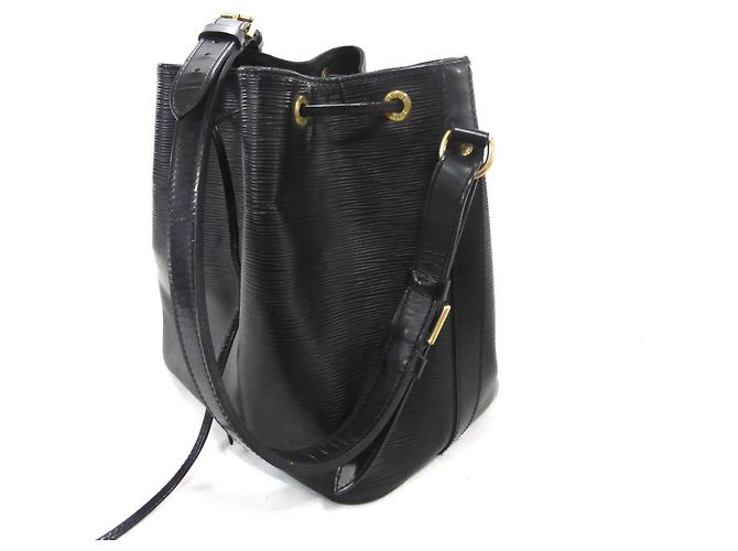 Louis Vuitton NOE PM PELLE NERA PPE Nero - vista 3