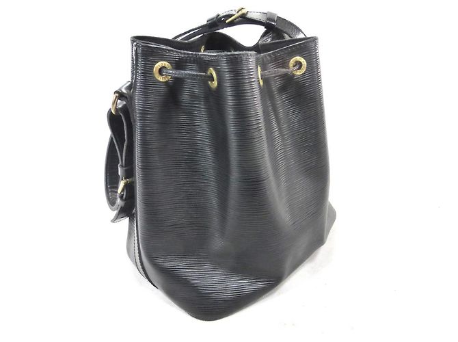Louis Vuitton NOE PM PELLE NERA PPE Nero - vista 4
