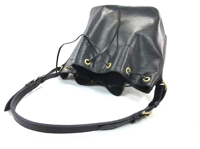 Louis Vuitton NOE PM PELLE NERA PPE Nero - vista 6