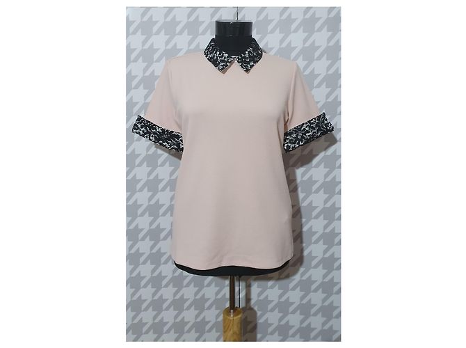 Camicetta Karl Lagerfeld Rosa Nero - vista 2