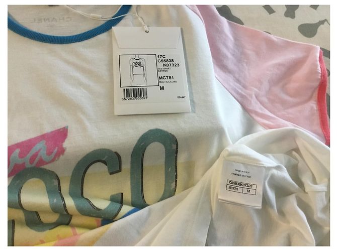 Chanel Camiseta Coco Cuba Cruise colección Blanco - vista 3