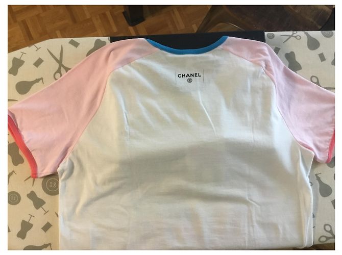 Chanel Camiseta Coco Cuba Cruise colección Blanco - vista 4