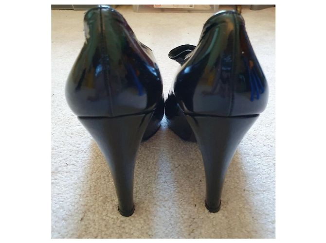 Stuart Weitzman Lackleder Pumps Schwarz - Ansicht 3