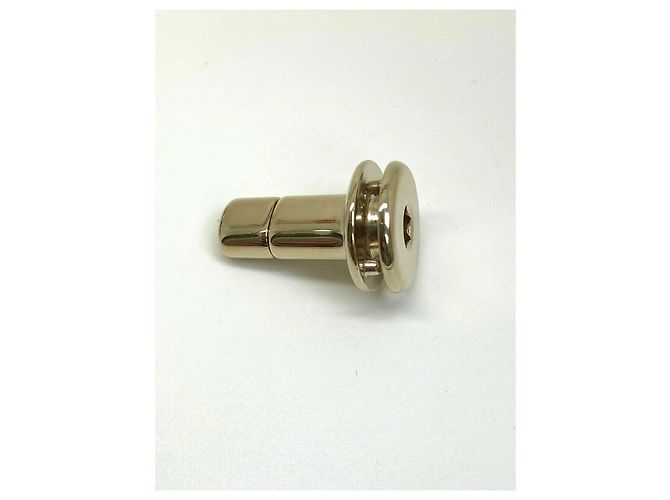 Chiusura CHANEL CC turnlock in metallo dorato Gold hardware - vista 6