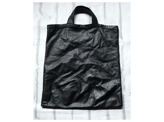 Comme Des Garcons Sac cabas en cuir vintage - vue 2