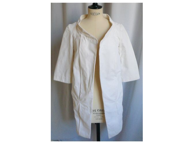 MARNI Cappotto estivo bianco chic e minimal T38 italien - vista 5