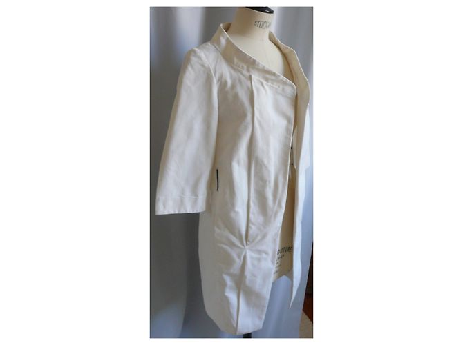 MARNI Cappotto estivo bianco chic e minimal T38 italien - vista 6