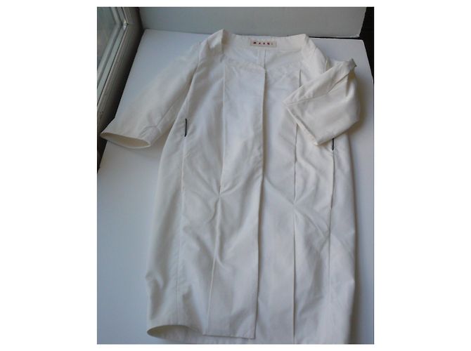MARNI Cappotto estivo bianco chic e minimal T38 italien - vista 8