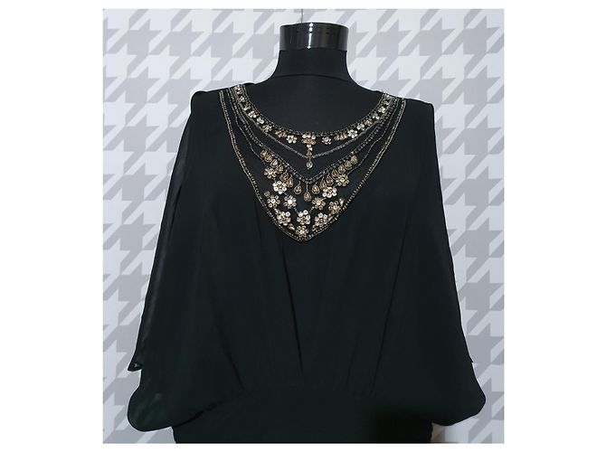 Autre Marque Orna Farho Schwarzes Kleid Größe 46 - Ansicht 2