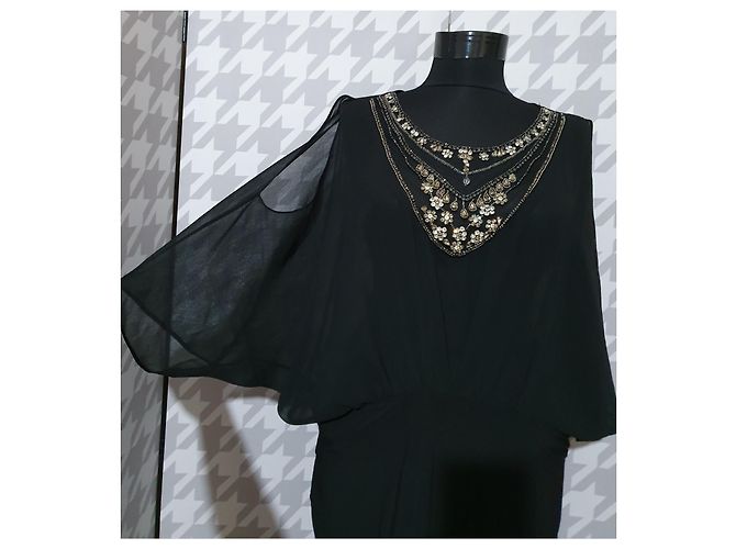 Autre Marque Orna Farho Schwarzes Kleid Größe 46 - Ansicht 3
