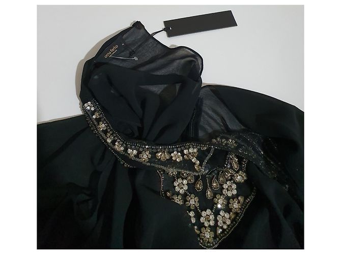 Autre Marque Orna Farho Schwarzes Kleid Größe 46 - Ansicht 6