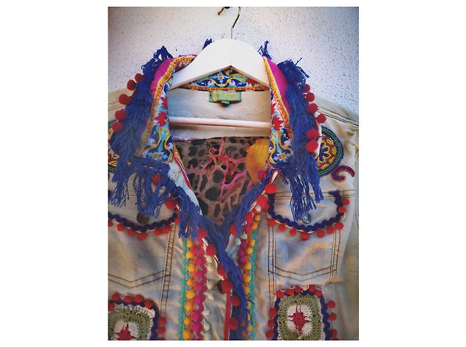 Autre Marque Chaqueta Ancient Tailoring de algodón azul marino - vista 11