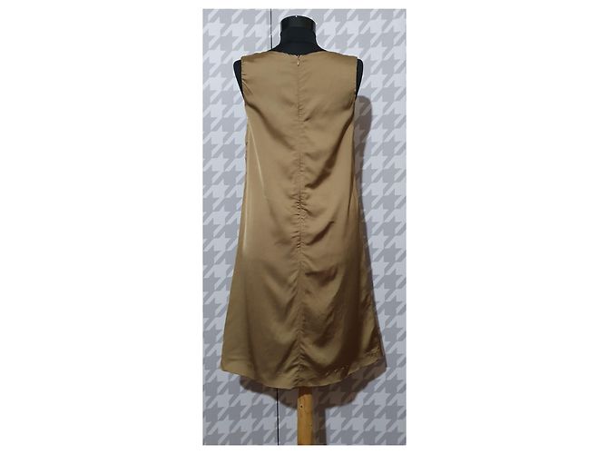 Parosh Kleid Beige aus Wolle und Viskose Größe S - Ansicht 3