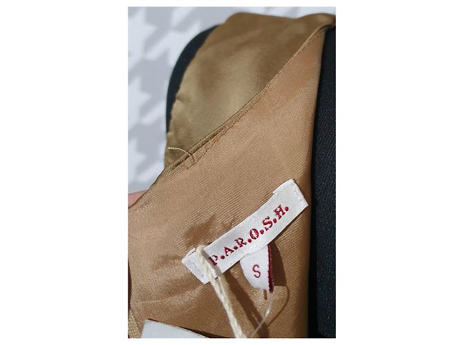 Parosh Kleid Beige aus Wolle und Viskose Größe S - Ansicht 4