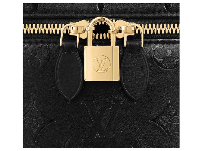 Borsa a mano Louis Vuitton Vanity PM in pelle nera Nero - vista 4