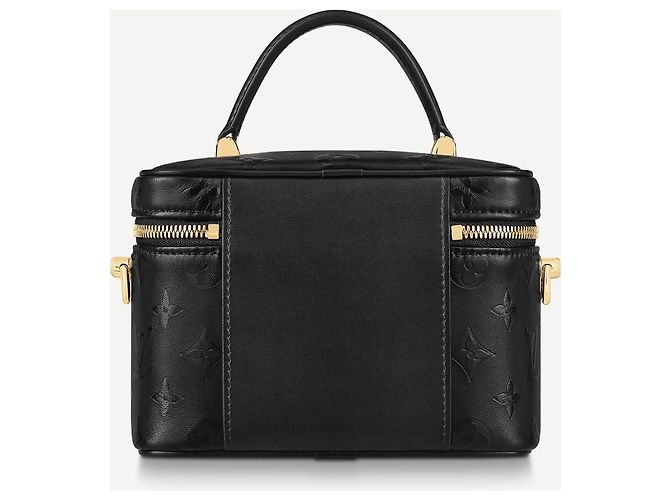 Borsa a mano Louis Vuitton Vanity PM in pelle nera Nero - vista 5