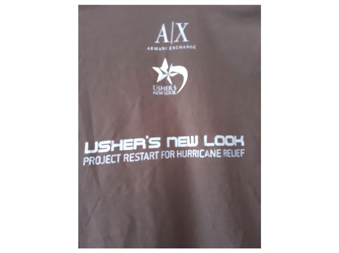 T-shirt Armani Exchange in cotone nero - vista 3