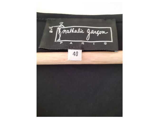 Autre Marque Top Nathalie Boy Negro Rojo Oscuro Lana Burdeos - vista 3