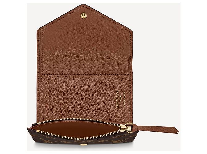 Cartera Louis Vuitton Victorine Monogram Canvas Marrón Castaño - vista 5