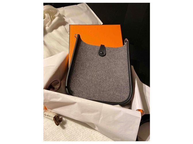 Hermès Neue Evelyne seltene Mini tpm 16 Grau - Ansicht 2
