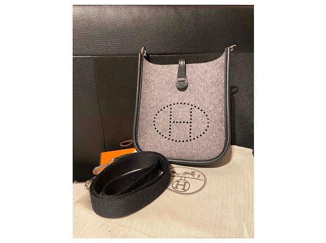 Hermès Neue Evelyne seltene Mini tpm 16 Grau - Ansicht 4