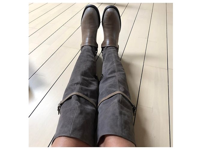 Botas Brunello Cucinelli de piel / nobuck - vista 10