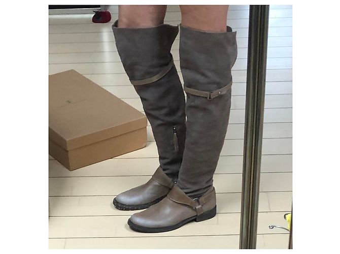 Botas Brunello Cucinelli de piel / nobuck - vista 12
