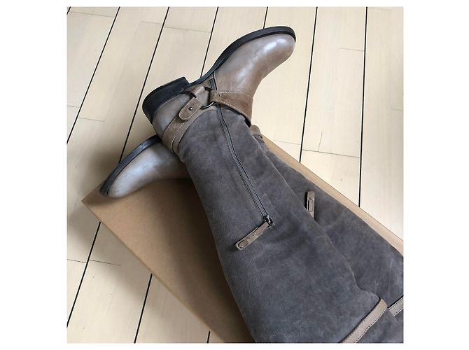 Botas Brunello Cucinelli de piel / nobuck - vista 5