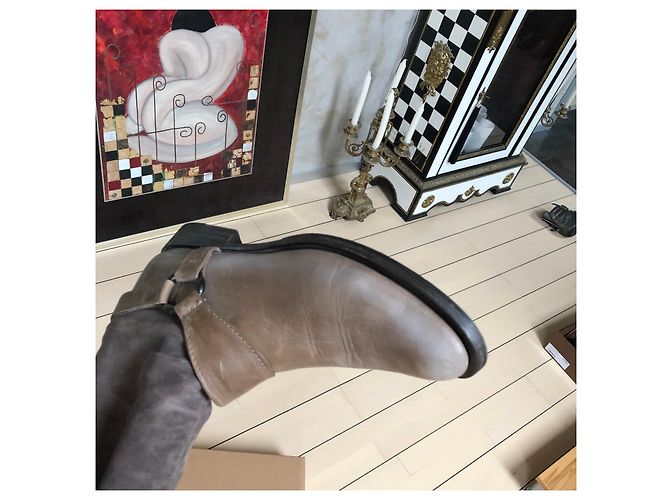 Botas Brunello Cucinelli de piel / nobuck - vista 8