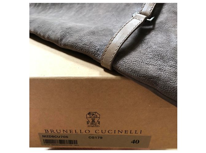 Botas Brunello Cucinelli de piel / nobuck - vista 9