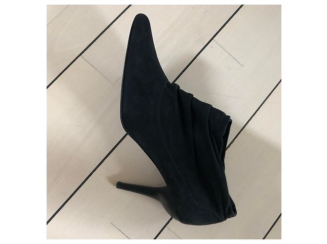Botines de ante Charles Jourdan Negro - vista 7