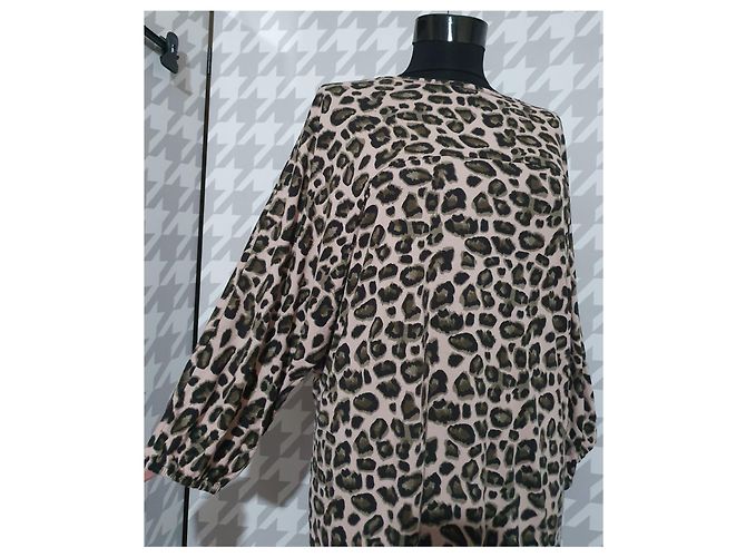 Túnica Baum und Pferdgarten con Estampado Leopardo Viscosa Multicolor Estampado de leopardo - vista 2