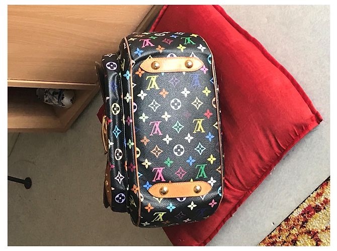 Borsa Louis Vuitton in pelle nera Nero - vista 3