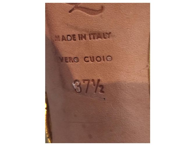 Sandali dorati Alexander McQueen - vista 4
