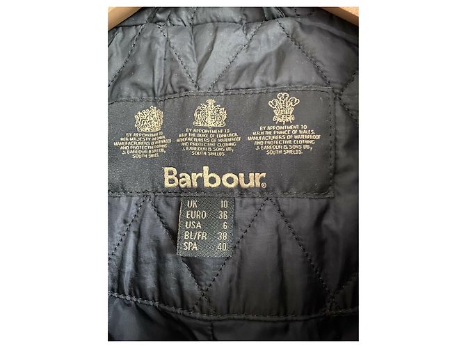 Barbour leichte Steppjacke Schwarz - Ansicht 3