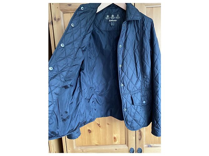 Barbour leichte Steppjacke Schwarz - Ansicht 4