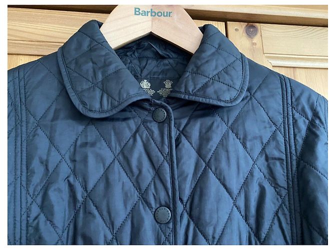 Barbour leichte Steppjacke Schwarz - Ansicht 7